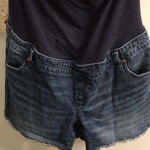 Gap Maternity Full Panel Denim Shorts